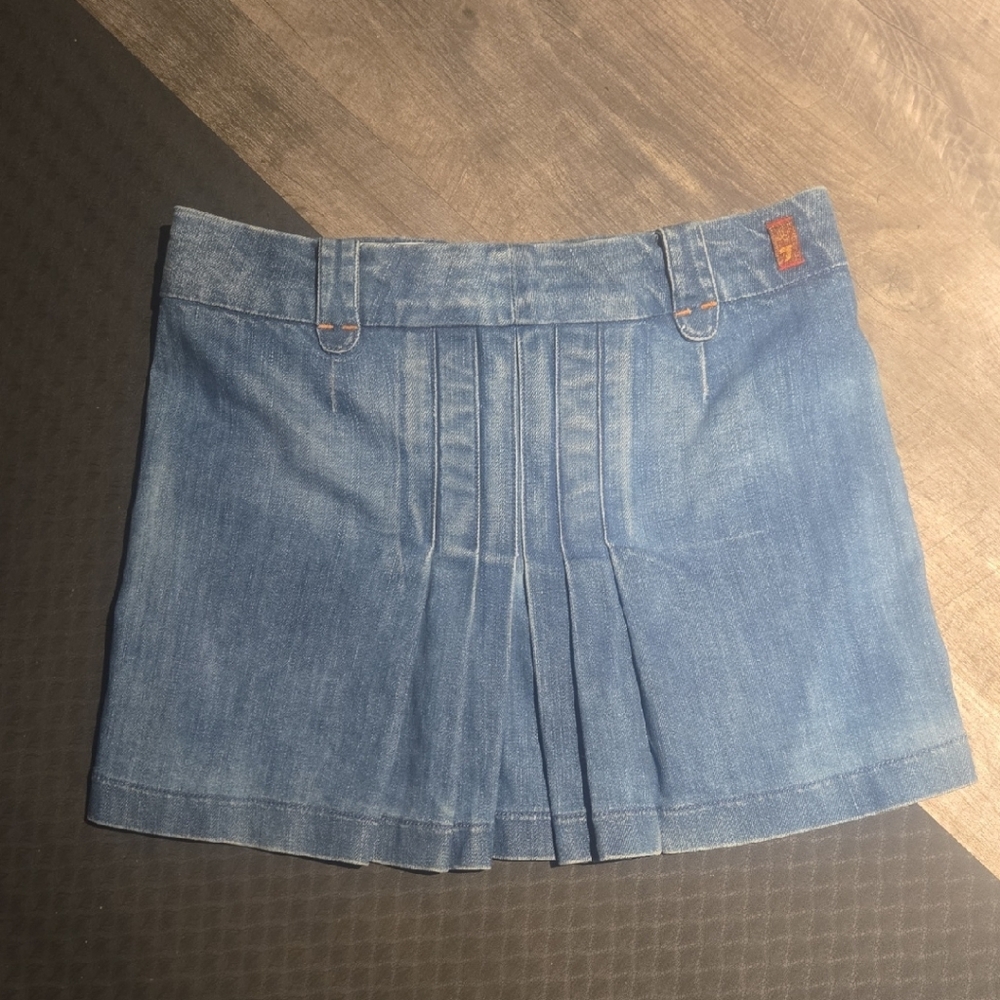 Vtg 7FAM Pleated Skirt